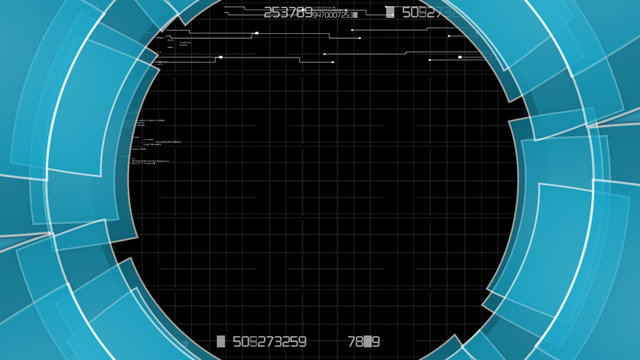 Futuristic Digital Scope Overlay 2