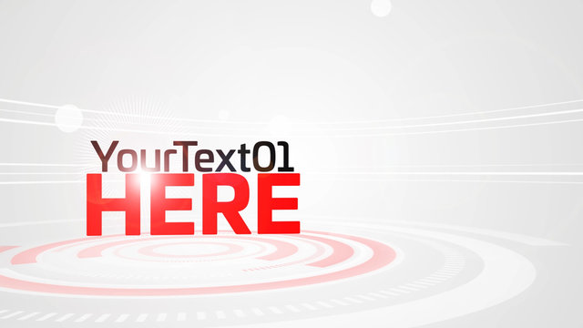 Spinning Text Title