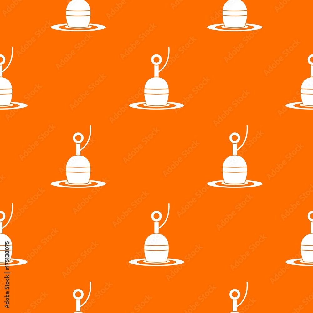 Poster floating bobber pattern seamless