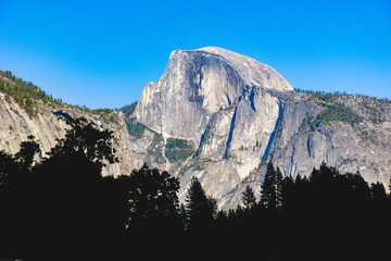 Half Dome in Yosemite from the Valley