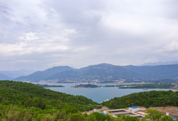 Fototapeta na wymiar view on kotor bay montenegro