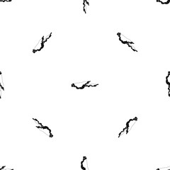 Snow pattern seamless black