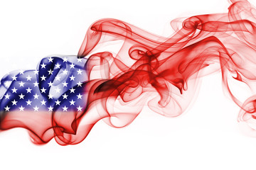 America, usa, national smoke flag