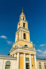 Fototapeta na wymiar Bell tower of John the Apostle Church in Kolomna, Russia