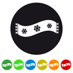 Icon Vector Scarf - Colorful Set