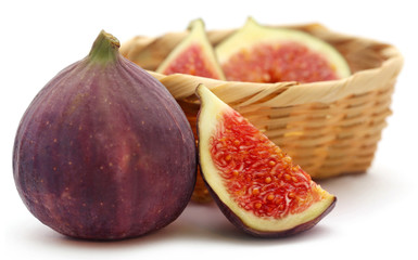 Fresh organic common figs