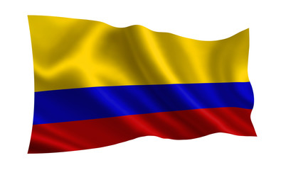 Flag of Colombia. Part of the series. 