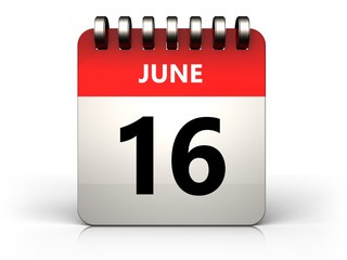 3d 16 june calendar