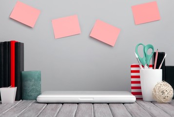 Business work space.