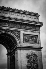 Fototapeta na wymiar Arch de Triomphe