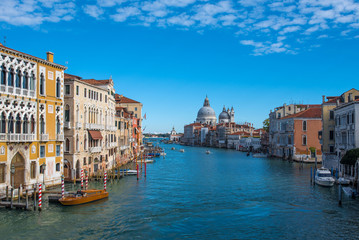Fototapeta na wymiar Venice (Italy) - The city on the sea. A photographic tour to discover the most characteristic places of the famous seaside city, a major tourist attractions in the world.