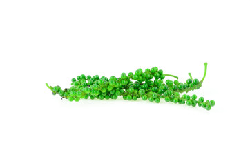 pepper on white background