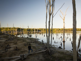 Aerial of Manasquan Reservoir 