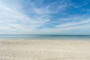 Fototapeta na wymiar Landscape beach sea and sand for vacation
