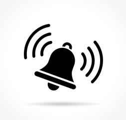 bell icon on white background