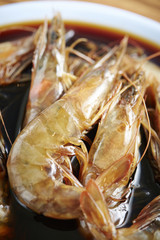 Soy sauce shrimp