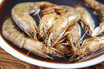 Soy sauce shrimp