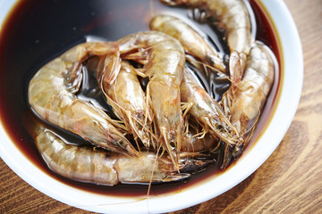 soy sauce shrimp