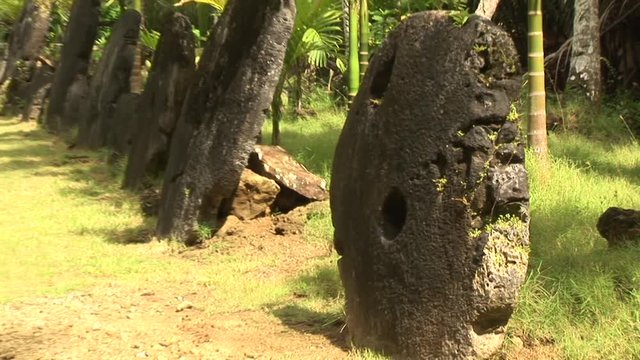 Zoom out, stone money on Yap island