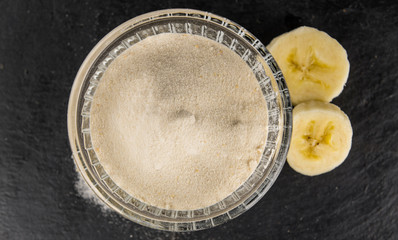 Portion of Banana Powder