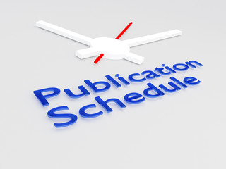 Publication Schedule concept