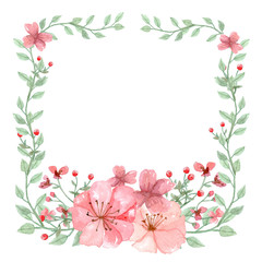  Watercolor Flower Background