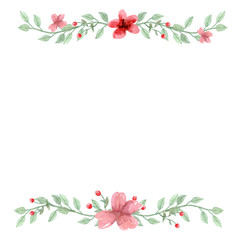  Watercolor Flower Background