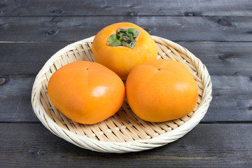 秋の味覚　柿