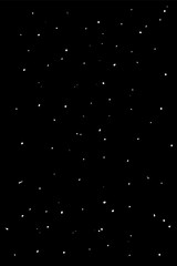 Seamless, Hand Draw Sketch of White Star at Black Background