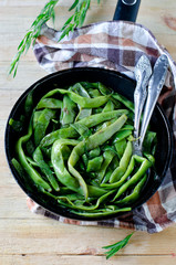 Salad of green beans with tarragon