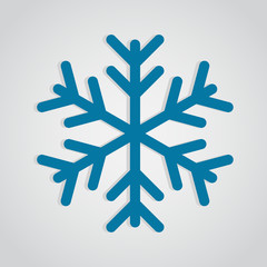 Snowflake. Winter Holidays. December