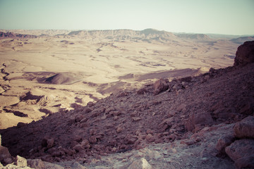 Fototapeta na wymiar Crater Ramon