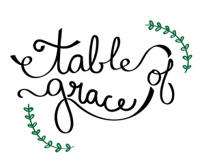 Table of Grace Sign