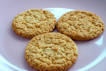 oatmeal cookies on a plate