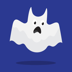 Cute ghost monster. Happy Halloween