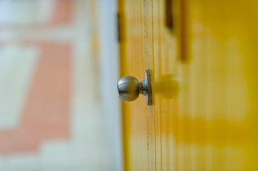 handle door wood background
