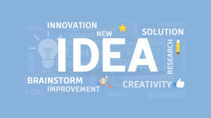Idea concept illustration.