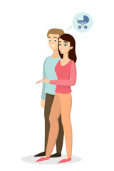 Parents expecting baby.