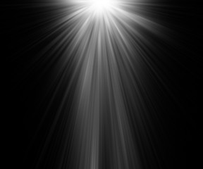 abstract beautiful rays of light on black background. - 175174230
