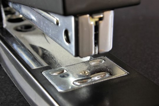 The stapler is used in the office to manually connect paper