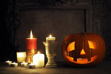 halloween still life