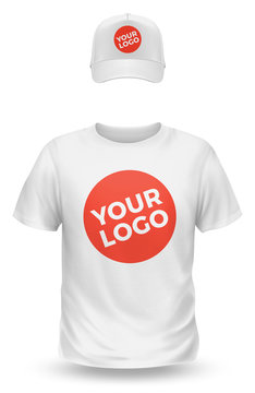 T-shirt et casquette vectoriels 1