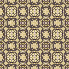 seamless damask pattern in brown. Vintage colorful ornament. background for wallpaper, printing on the packaging paper, textiles, tile.