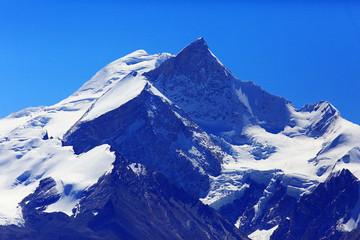 mountain landscape of the cliff in the Himalayas