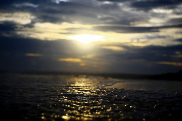 Fototapeta premium The sea at sunset