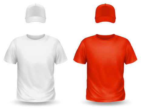 T-shirts et casquettes vectoriels 3