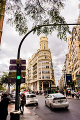 Fototapeta na wymiar tourist in Valencia city