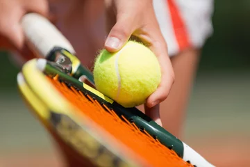 Zelfklevend Fotobehang Tennis © Microgen