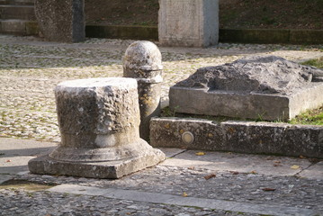 ancient stones and capitals