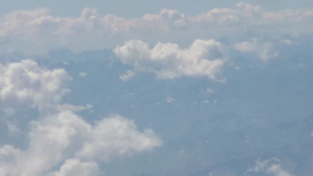 Passing Over Clouds - Slide - Right To Left 